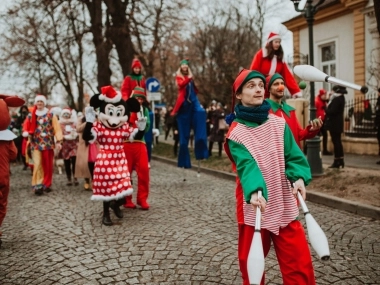 Wizyta Św. Mikołaja na Rynku w Rzeszowie, grudzień 2019 - 2