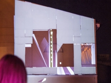 BLOCK czyli video mapping na teatrze Maska w czasie ESK WK 2014 - 6