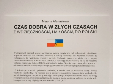 Wschód Kultury Europejski Stadion Kultury 2022: CZAS DOBRA W ZŁYCH CZASACH - WYSTAWA - 2